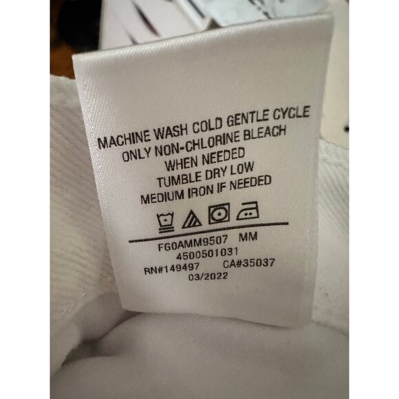 Favorite Daughter The Tommy Mid Rise Boyfriend Jean Size 31‎ White Anthropologie - Picture 16 of 16